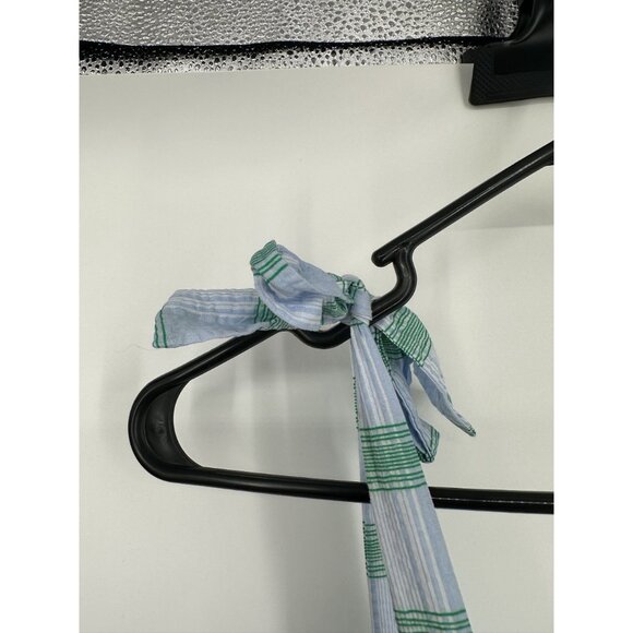 THML TEA PARTY MIDI DRESS Size Large‎ Blue and white checkered smocked top - Picture 4 of 5